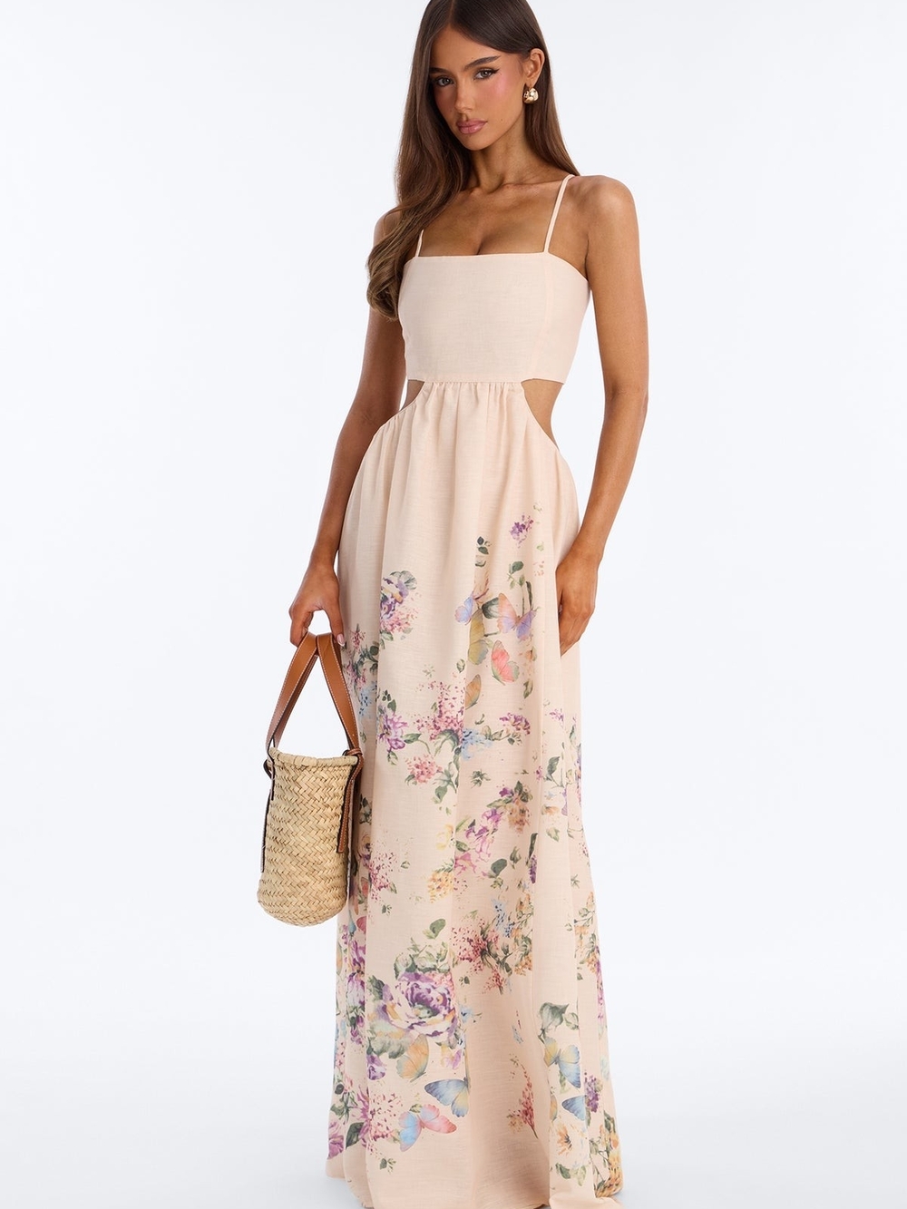 Fashion Nova Floral linen Dress